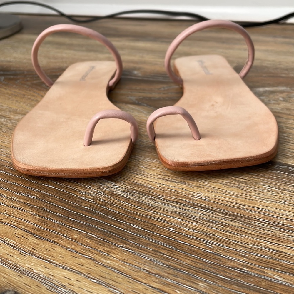 Jeffrey Campbell Darby Toe Loop Square Toe Sandal - image 3